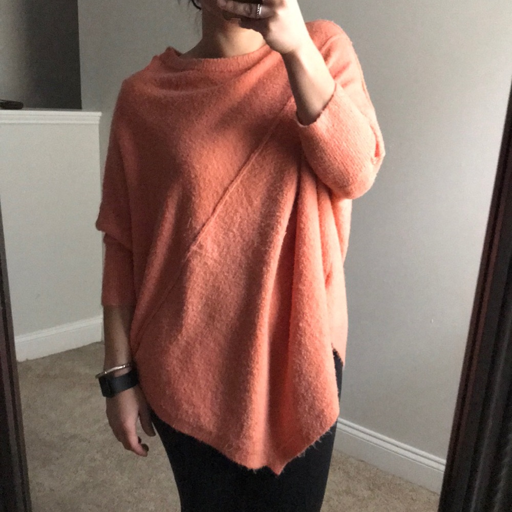 Orange Lou & Grey pancho